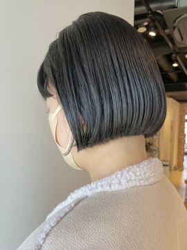 グーム(goom.) 30代40代暗髪ボブ◎髪質改善ストレートで艶めく美髪