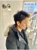 男性らしいメンズカット