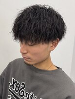 アンドメゾンオム(&Maison. homme)&nbsp;縦落ちパーマ/ツイストスパイラル/フェザーパーマ/加古川