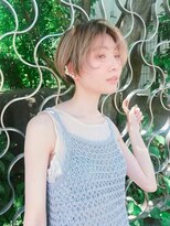 エムスラッシュ たまプラーザ(M.SLASH)&nbsp;■ハイライトカラーかき上げ小顔ボブM.SLASHたまプラーザ14-5