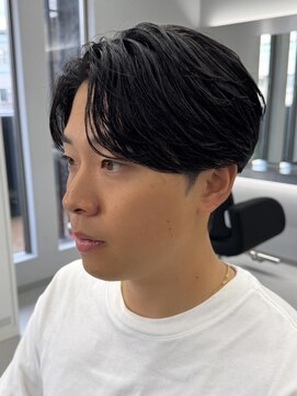 エルマーク 和歌山(L-MARK) センターパート/フェザーパーマ/スパイラルパーマ/men's