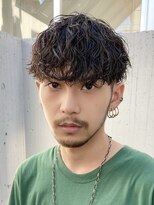 フィフス 大分(fifth)&nbsp;大分ツイストスパイラルパーマメンズカットラウンドマッシュ強め