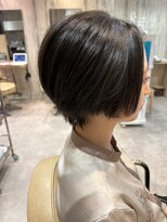 エヌアンドエー せんげん台店(N&A) 耳掛け美シルエットショートボブ×ナチュラル黒髪ショート