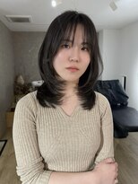 エトワ 中央店(etoi)&nbsp;大分ミディアムボブレイヤー軽め韓国レイヤーくびれスタイル