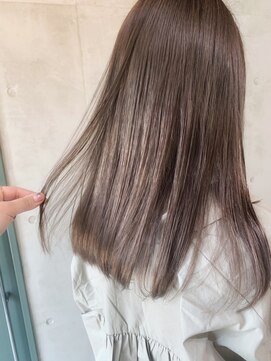 ソルトウォーター 南堀江(SALT WATER) 外国人風 フォギーベージュ ナチュラルハイライト