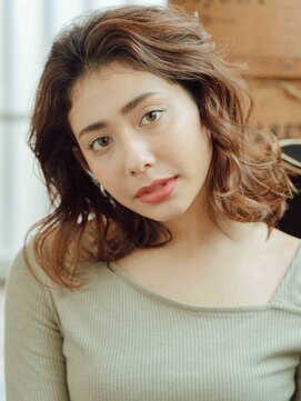 美容室 コーストアール 稲毛店(coast-R) 外 人風カジュアルミディアムスタイル☆【稲毛】