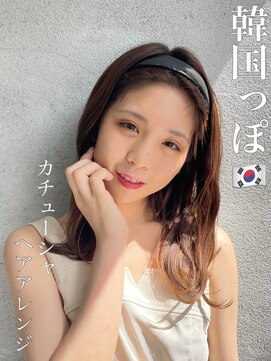 スイート ヘアデザイン(Suite HAIR DESIGN) 韓国ヘア カチューシャ アレンジ ヨシンモリ