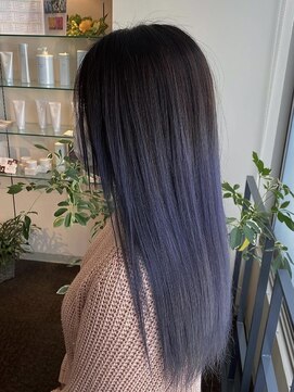 ダブル アンダーバー サロン(W_SALON) 【W_SALON 河原町】グレイジュ/艶髪/バレイヤージュ