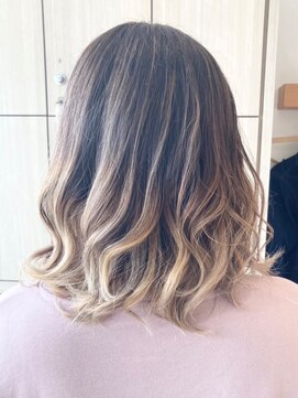 エス ハート オブ ヘアー 名東店(Heart of HAIR) 【ES名東店 田中】 Winter Style #12 バレイヤージュ ベージュ