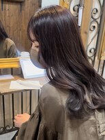 アリュウル 表参道 青山(Allure)&nbsp;大人っぽいくびれ韓国ヘアピンクバイオレットラベンダー　千葉