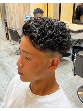 グルーマーズトウキョウ(GROOMER/S TOKYO) 宮城リョータ風パーマ　【ハードパーマ】GROOMERSTOKYO