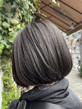ピークスヘア(peaks hair) オリーブグレージュ グレージュカラー くすみカラー
