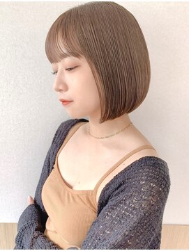 サンドシーン(sand scene) 20代30代40代丸みショートボブマッシュ前下がりレイヤー