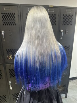 バド(Bud) silver Blue gradation