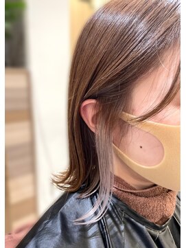 カットスタジオ141 インナーカラー【ホワイトミルクティーベージュ】