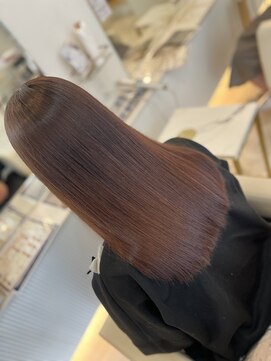 シャルム バイ アローズ 久留米店(CHARM BY AROSE) 20代30代ブリーチなし大人可愛いゆるふわモーヴカラー