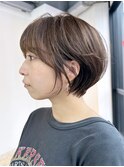 グレーベージュ美髪エモージュフレンチカジュアル_ba488621