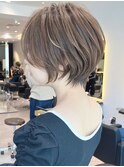 ひし形ショート/前下がりショート/絶壁解消30代/40代【橋本】