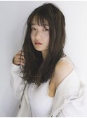 マニッシュショートシースルーバング【自由が丘 ibrel 】