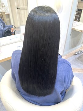 アンド ラ ブランシュ(&.La Blanche) ブルーブラック/透明感抜群カラー/地毛風ブラック/髪質改善/韓国