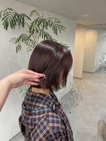 クム 横浜(qumu)&nbsp;【qumu】ピンクオレンジ×ボブ