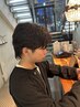 新規限定！【岡田指名限定★SNSで人気!】カット+メンズパーマ　￥7500～