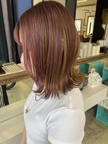 コワファースト 大分(COIFF1RST) 大人可愛いショートボブ白髪ぼかし20代30代40代/大分