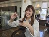 【中山デビュー記念】カット＋ナチュラルコスメストレート