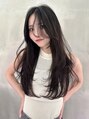 ロンド ラマ 岐阜(Lond bla-ma)&nbsp;トレンド韓国風レイヤーで憧れの毛流れ！