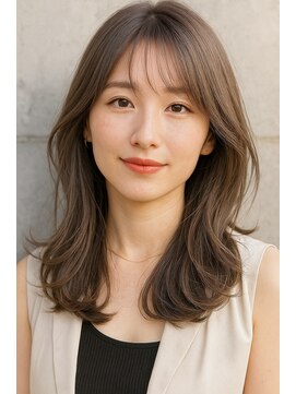 アルテマ(Ultimate) 透明感グレージュ×レイヤーミディ