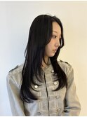 髪質改善/ダークアッシュ/セミロングレイヤー20代30代40代50代