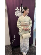 五三桐 村上&nbsp;◎高級正絹訪問着レンタル◎着付け◎ヘアセット