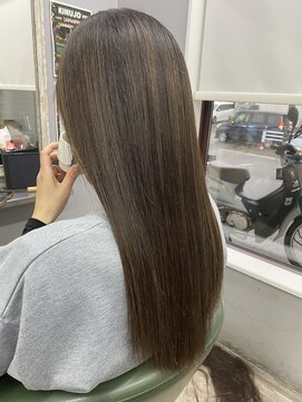 #白髪染め#ハイライト#エイジング#髪質改善#オリーブカラー