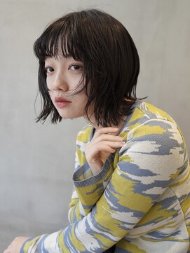 ニコ トウキョウ ヨコハマ(nico) ミニボブ/切りっぱなし/ボブ/縮毛矯正/タッセルボブ