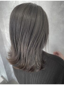 ヘアーラニッシュ 船橋店(hair Lanish) 大人バレイヤージュ/グレージュ/20代30代40代