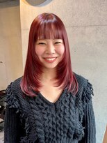 ブルーメ(Blume...)&nbsp;レイヤーカット/ロングレイヤー/カシスカラー