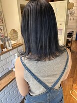 ミルコ 蕨店(milco)&nbsp;アンブレラ＊くすみブルー×ブラック