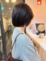 ソワンドゥブレスココ 京都店(soin de brace coco.)&nbsp;流れるレイヤーショートボブ