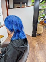 ヘアメイクボッカ(hair make Bokka)&nbsp;ロイヤルブルー×ウルフ