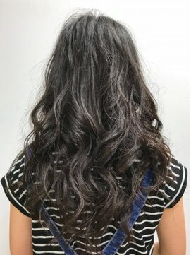 クアトログランシュ 水戸店(QUATRO×GranCieux) 黒髪ゆるふわカール★QUATRO★