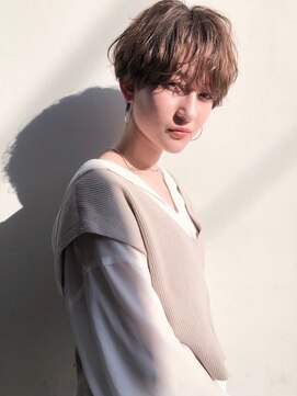 ルーク 立川(LUK) Lien立川フォギーベージュアッシュブラウンセンシュアルショート