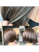 ディーリンク 南橋本店(HAIR MAKE DLINK) ブリーチで遊びを前下がりショート