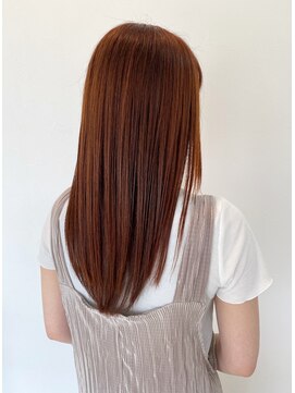 エンリッチヘア(enrich hair) long×orange