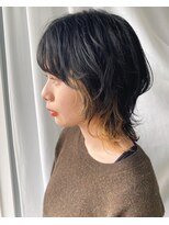 ラニヘアサロン(lani hair salon)&nbsp;コントラストのインナーウルフ