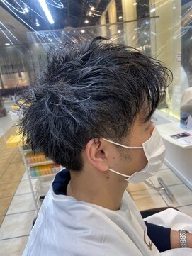 クオリス 上板橋店(QUALIS) ツーブロマッシュ×無造作ツイスト【簡単セット】