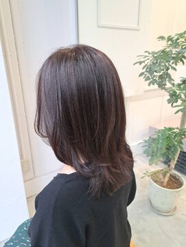 ラフランクリー(la frankly) ヌーディーカラー/小顔ひし形/髪質改善/簡単スタイリング