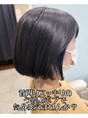 首回りスッキリのうる艶ボブ