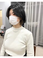 カミエ(kamie)&nbsp;＊韓国風ボブ フェイスフレーミング グレージュ 三宮 神戸