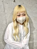 ガルボヘアー 名古屋栄店(garbo hair)&nbsp;#ブロンドカラー#プルエクステ#ハイトーン#10代#20代#名古屋