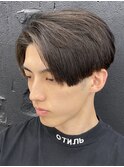 □カルマパーマ#マッシュパーマ#ウルフ＃アッシュブラック